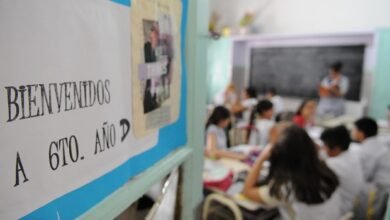Escuelas. La inversión educativa cae en casi todo el país.