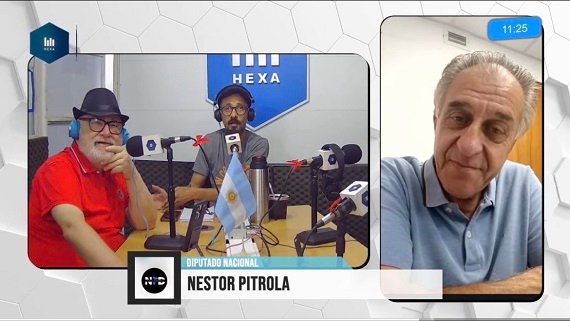 Huelga. Néstor Pitrola, diputado nacional.