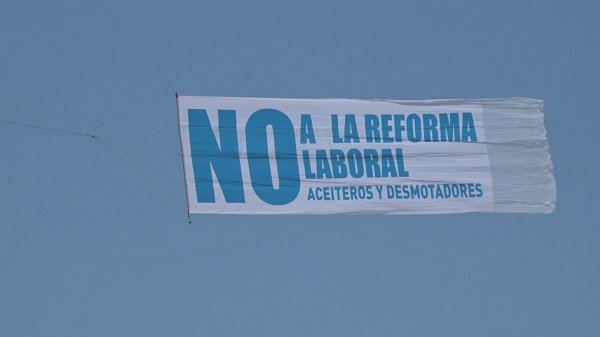 Reforma. La campaña contra la reforma laboral.