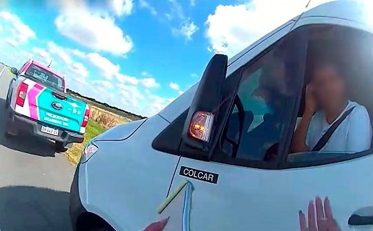 Accidente. Grave imprudencia en Ruta 56.