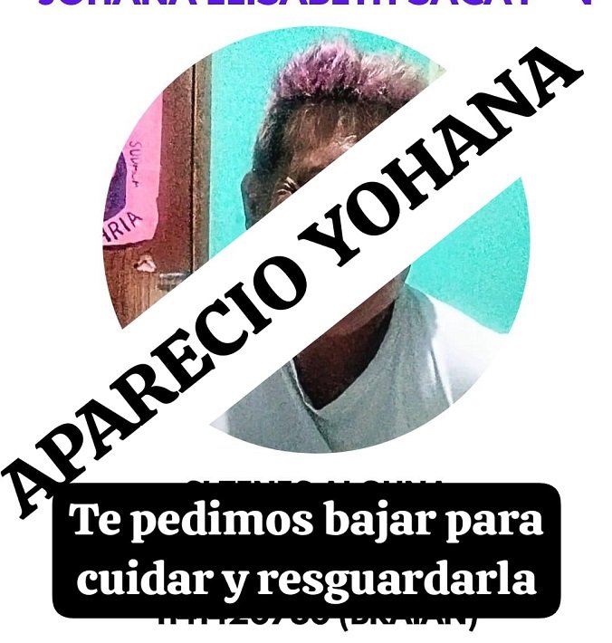 Johana Sacayán que era intensamente buscada ya apareció.