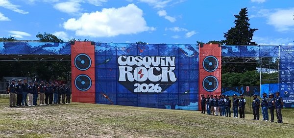 Operativo. Procedimientos antidrogas en el festival Cosquín Rock.