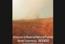 Incendios. Nuevo incendio en “EL Pulmón Verde” de Virrey del Pino