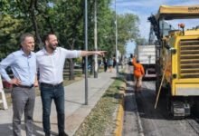 Obra. Avanza la repavimentación de la Av. Vergara en Hurlingham