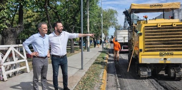  Obra. Avanza la repavimentación de la Av. Vergara en Hurlingham