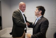 Kicillof, visitó este la República Oriental del Uruguay.