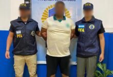 Prófugo detenido por la PFA