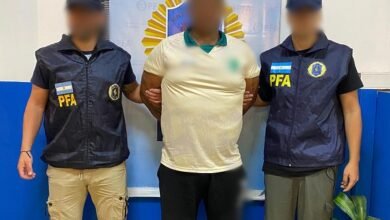 Prófugo detenido por la PFA