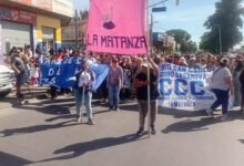 Marcha por el Día Internacional de la Mujer Trabajadora.