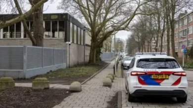 Explosión en escuela judía de Ámsterdam.