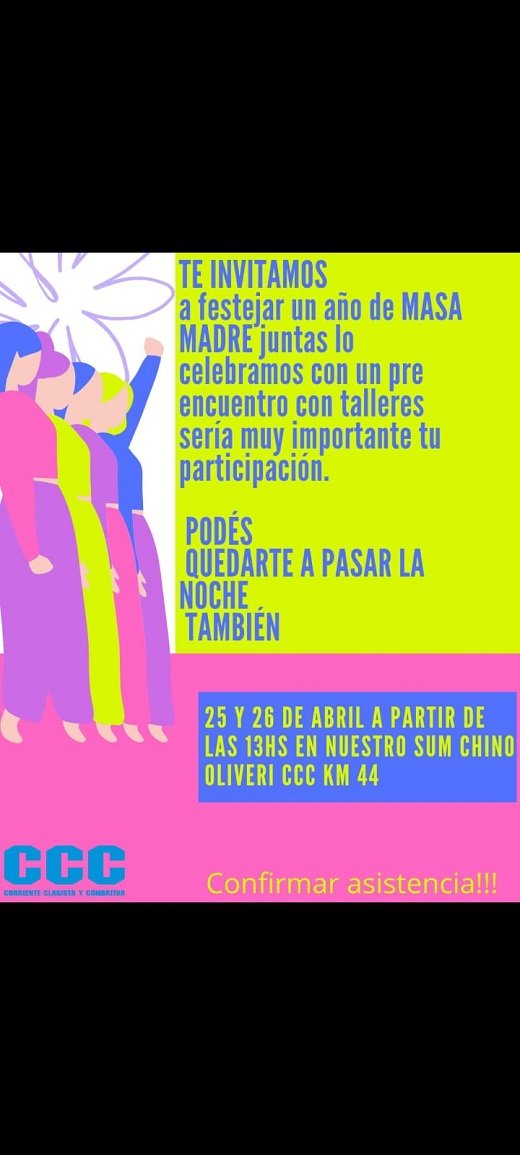 Barrio Chino Oliveri, cumple un año el Espacio Massamadre.