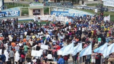 Misa. La Iglesia llamó a no resignarse a la violencia.