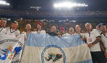 Héroes. Veterano de Malvinas emocionó a todo el país.