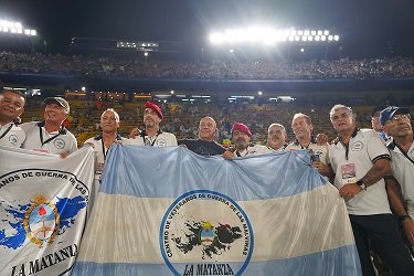 Héroes. Veterano de Malvinas emocionó a todo el país.