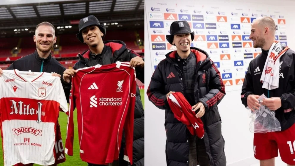 Morón. Milo J fue recibido por Alexis Mac Allister.