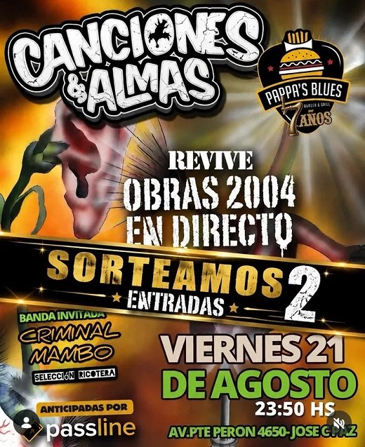  Pappa's Blues. "Canciones & Almas" revive Obras 2004.