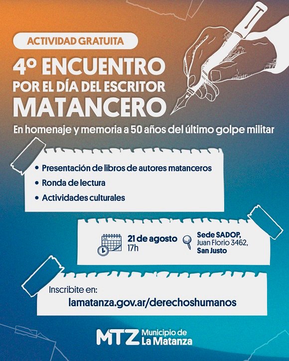 Literatura y memoria colectiva en La Matanza.