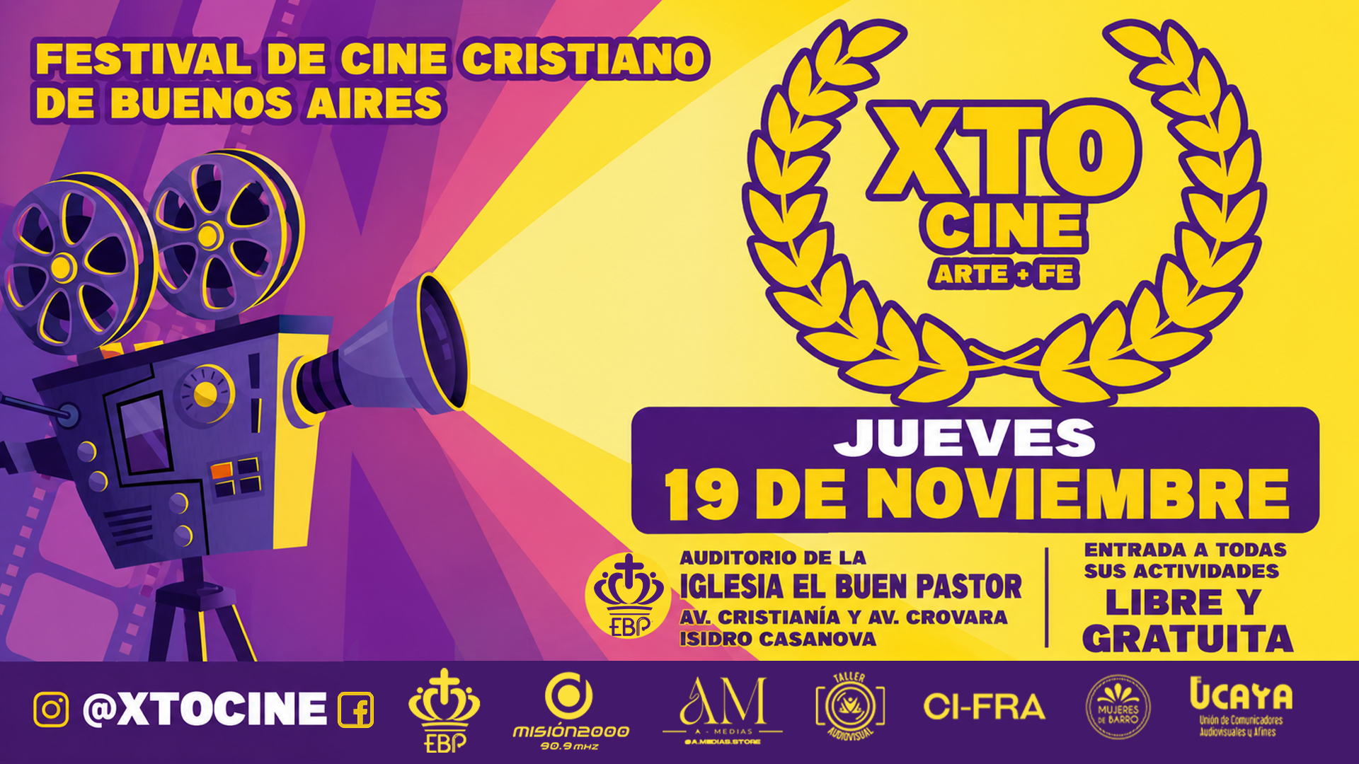 El festival de cortometrajes cristianos vuelve a Isidro Casanova.