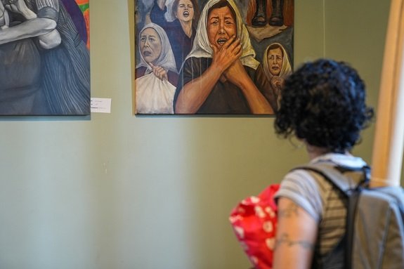 Muestra artística “Mujeres y dictadura”.