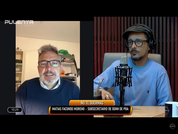 Facundo Moreno, secretario de Derechos Humanos.
