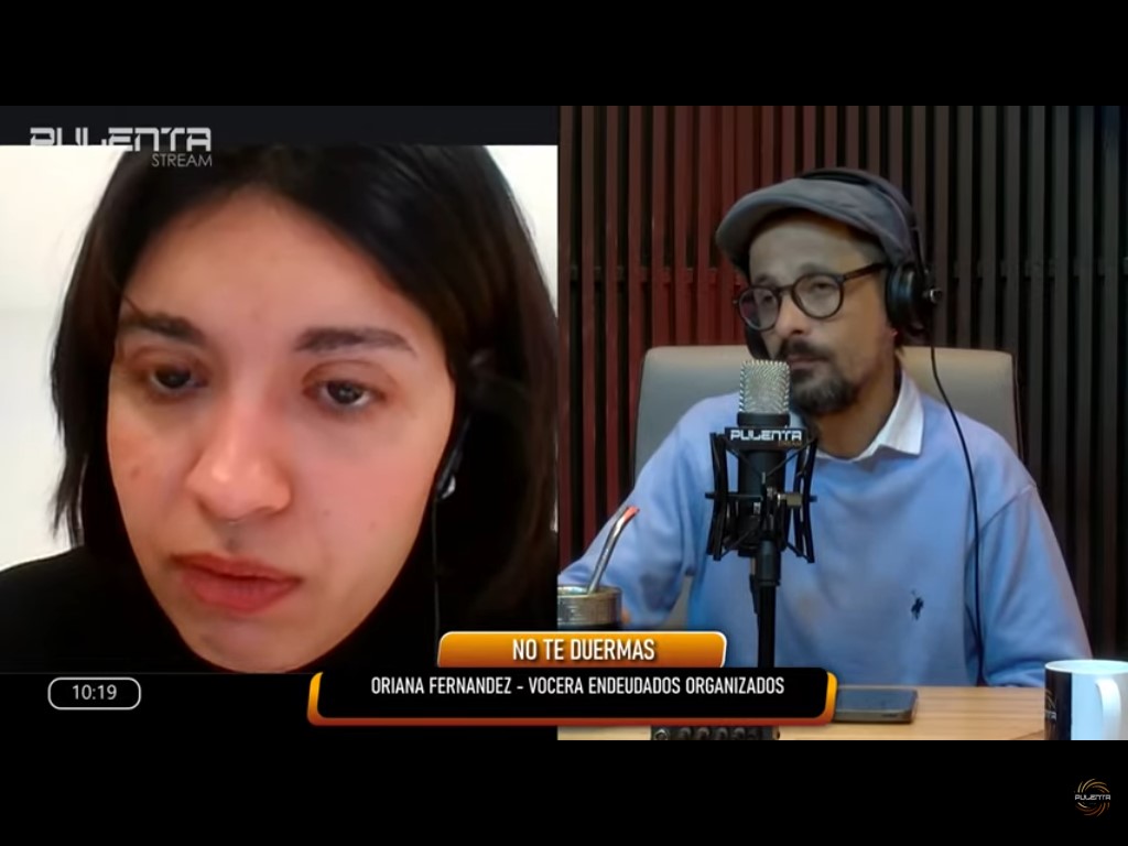 Fernández. Endeudamiento. organizarse para visibilizar una crisis.