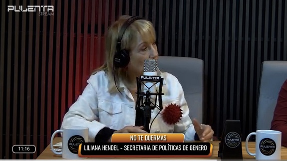 Liliana Hendel que es secretaria de Mujeres, Políticas de Género