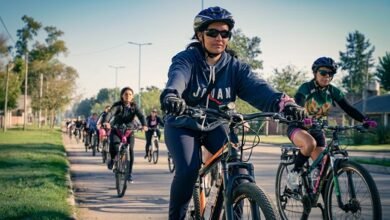 Moreno. Pedaleada para concientizar sobre el cáncer de mama.