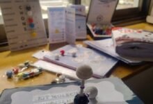 Feria Nacional de Ciencias con un proyecto de química inclusiva.
